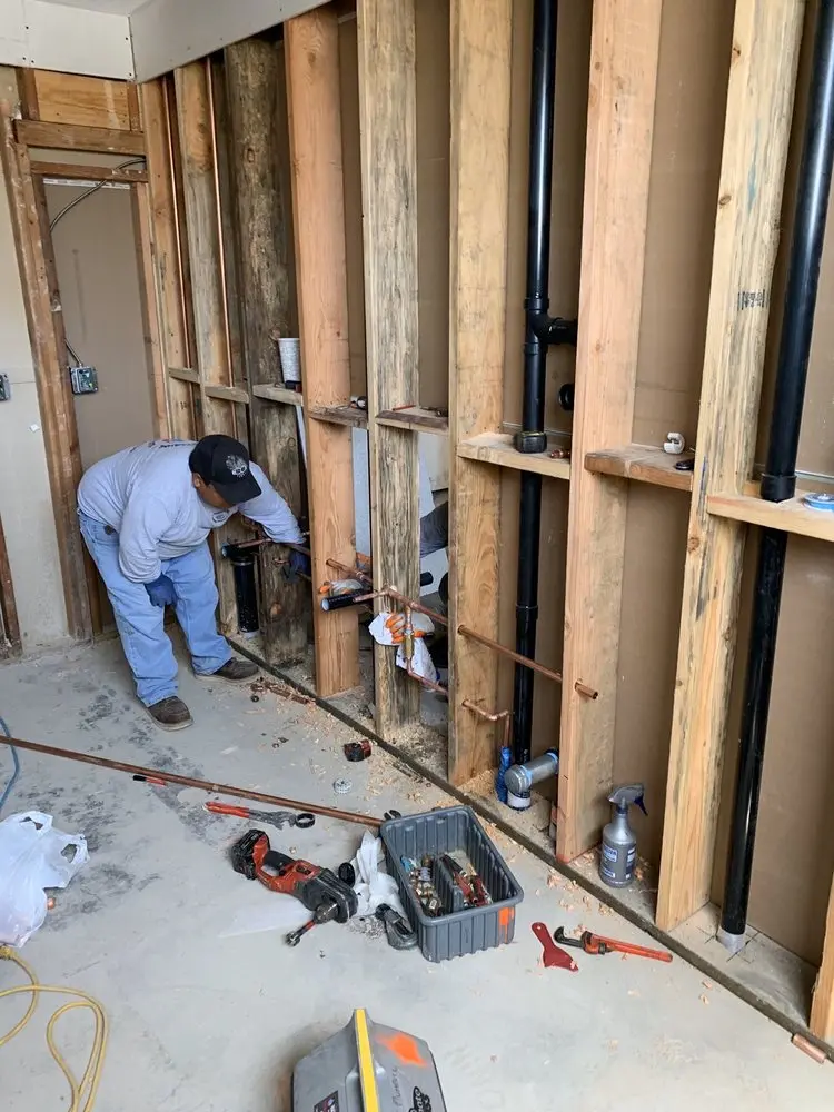 Commercial rough-in plumbing for Commercial Plumbing in Keene